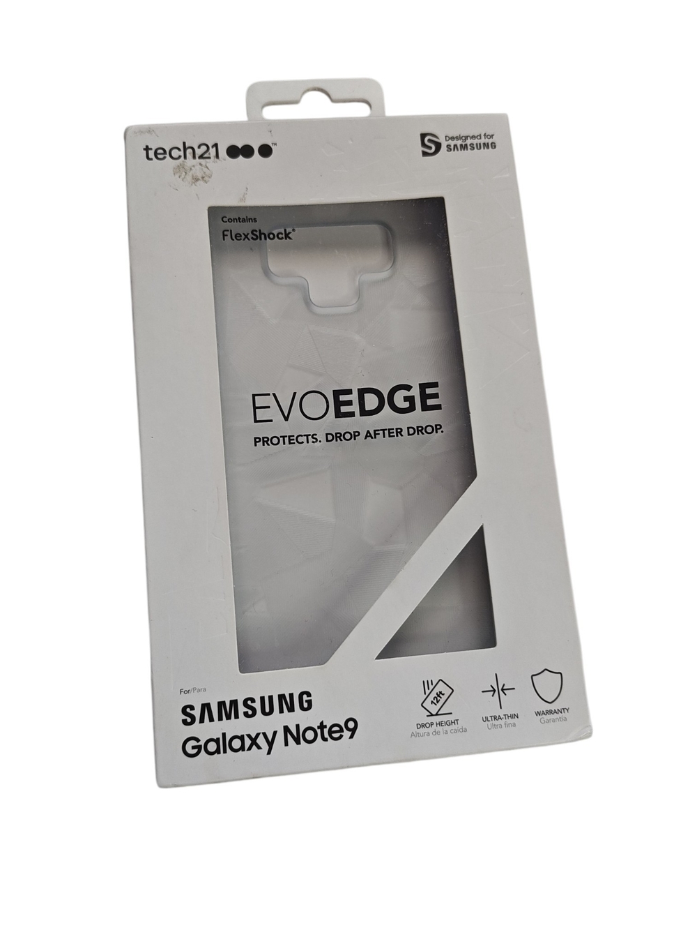 tech21 Evo Edge Samsung Galaxy Note9 Case Clear Ultra Thin FlexShock NIB